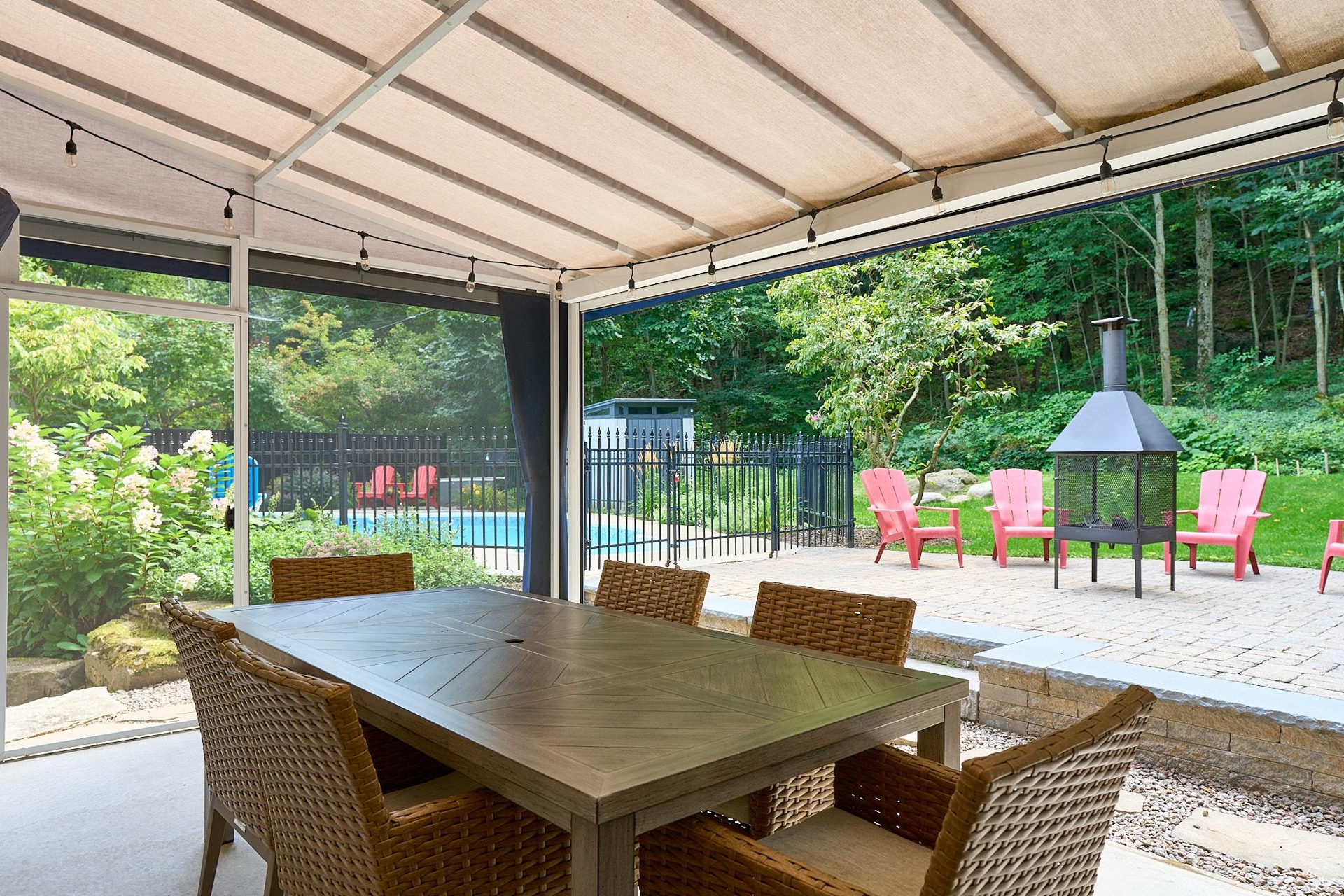 Terrasse abritée